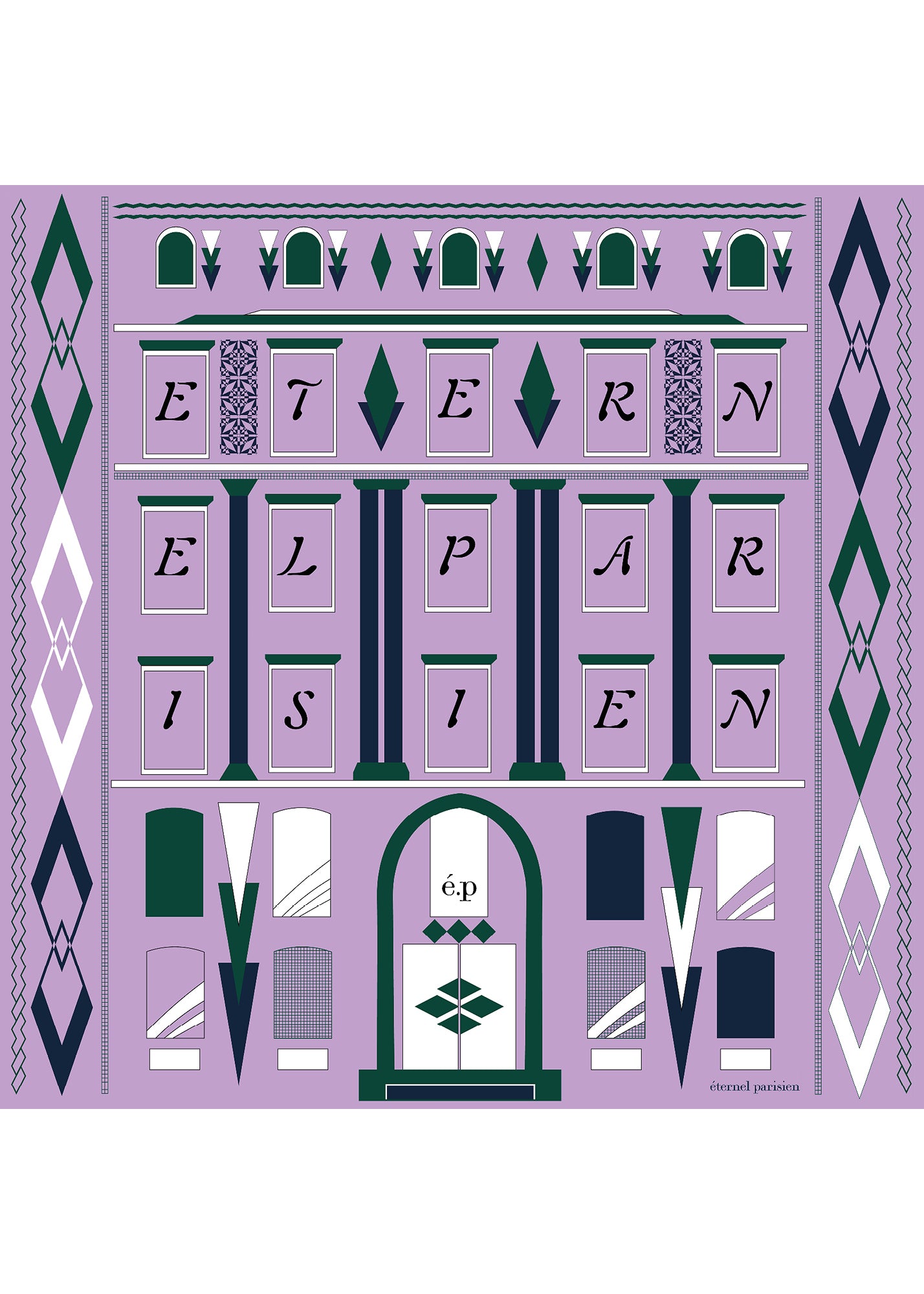 é.p. 416 — Haussmanien Lila